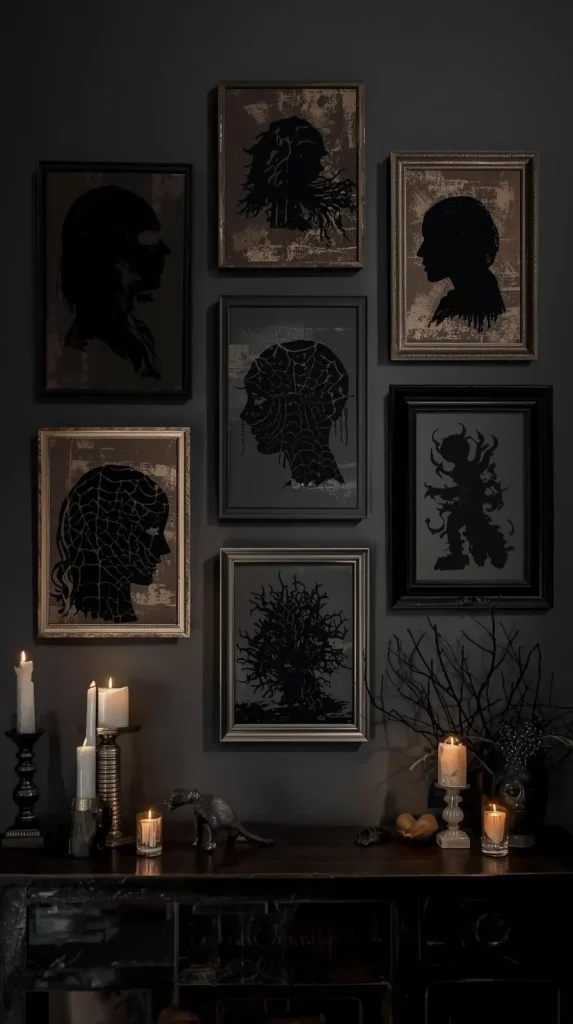 25 Halloween Home Decor Inspo for a Spooky, Stylish Season 4 Framed Shadows Gallery