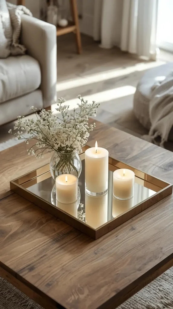 20 Dollar Tree DIY Home Decor Ideas | Creative & Budget-Friendly Crafts 4 Mirror Tray Centerpiece