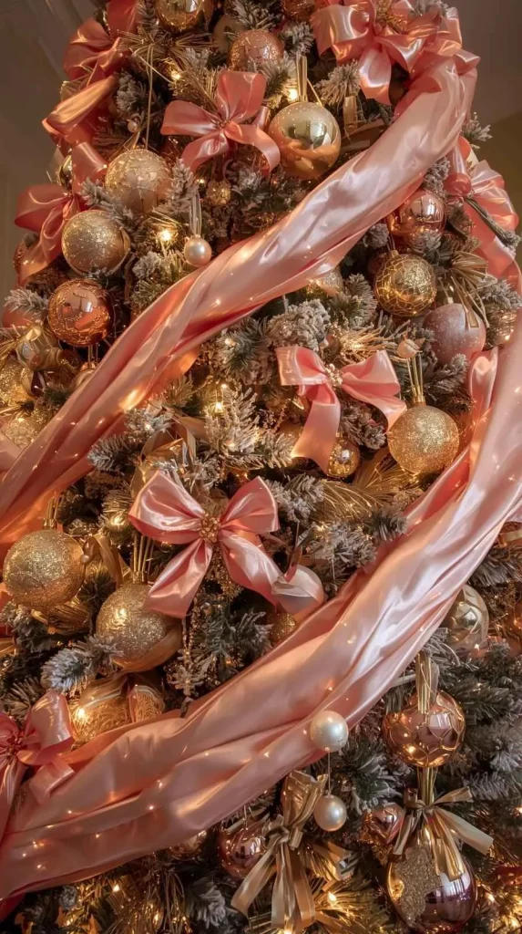 Pink Ribbon Garlands