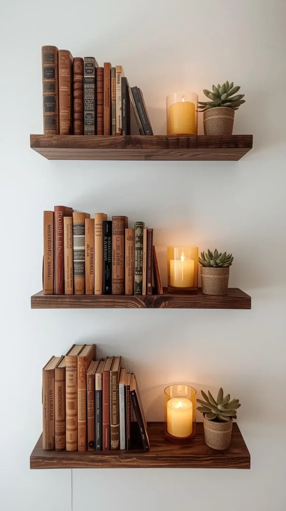 25 DIY Home Decor Ideas | Easy, Creative & Affordable Projects 4 Rustic Wooden Shelves