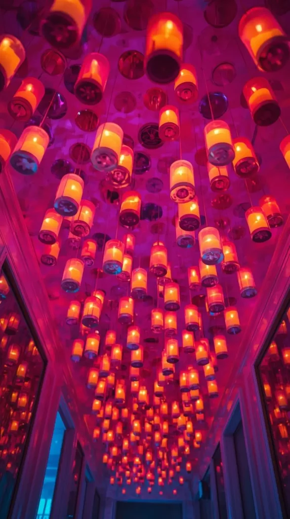 59 Halloween Home Decor Indoor Ideas – Transform Your Space into a Spooky Haven 32 Floating Candles