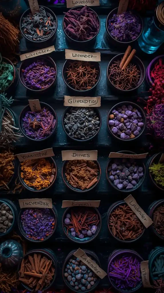 59 Halloween Home Decor Indoor Ideas – Transform Your Space into a Spooky Haven 33 Potion Ingredient Bowls