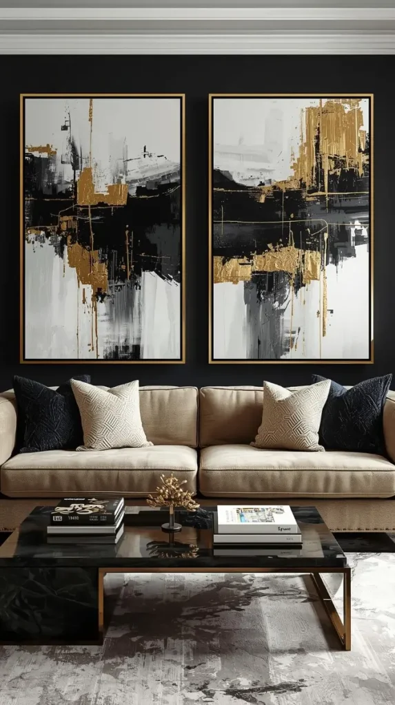 22 Edgy Home Decor Ideas | Bold Ways to Style Your Space 5 Abstract Wall Art Displays