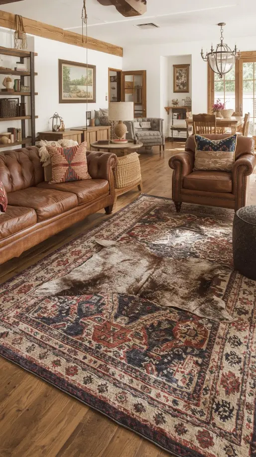  Cowhide Rugs & Patterned Floor Textiles