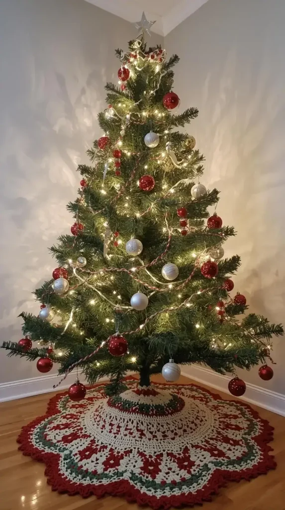 Crochet Christmas Tree Skirt