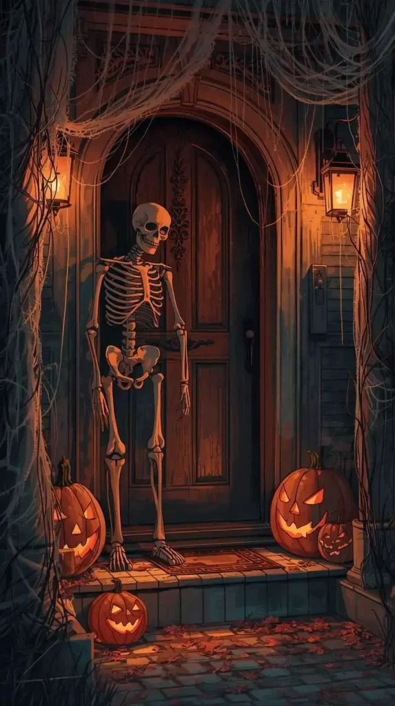 30 Halloween Home Decor Ideas to Transform Your Space in 2025 5 Haunted Entryway Makeover