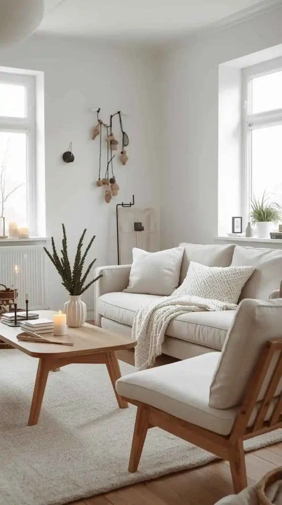 Minimalist Scandinavian Holiday Decor