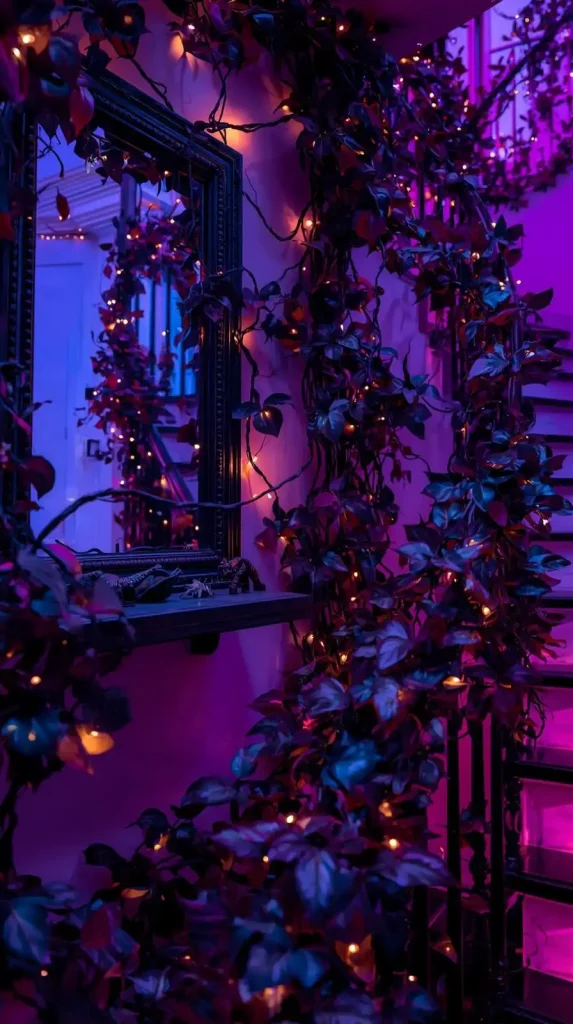 59 Halloween Home Decor Indoor Ideas – Transform Your Space into a Spooky Haven 42 Creepy Crawling Vines