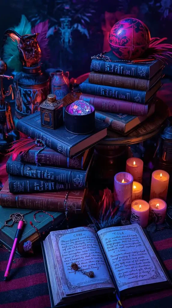 59 Halloween Home Decor Indoor Ideas – Transform Your Space into a Spooky Haven 49 Bewitched Books