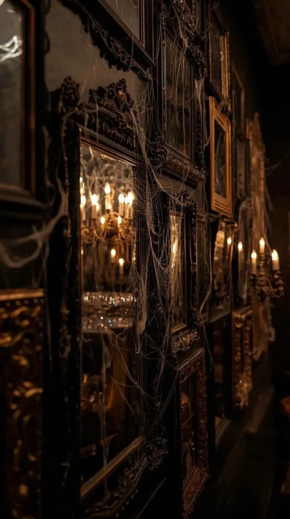 5. Antique Mirror Haunted Wall