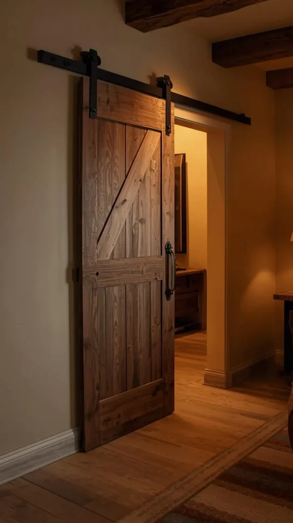 Barn Door Charm with Iron Hardware