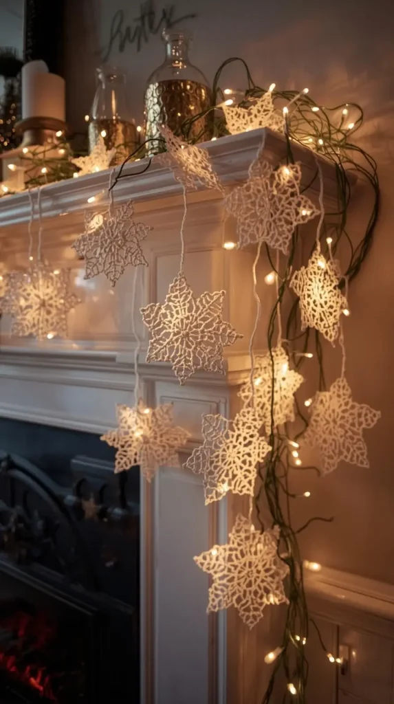 Crochet Snowflake Garlands