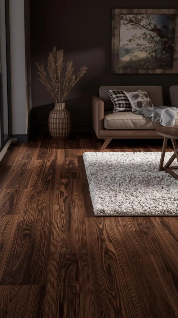  Dark Wood Flooring for a Warm Foundation
