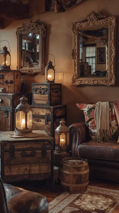 22 Western Home Decor Ideas That Feel Warm & Wild 6 Decorate with Vintage Western Finds