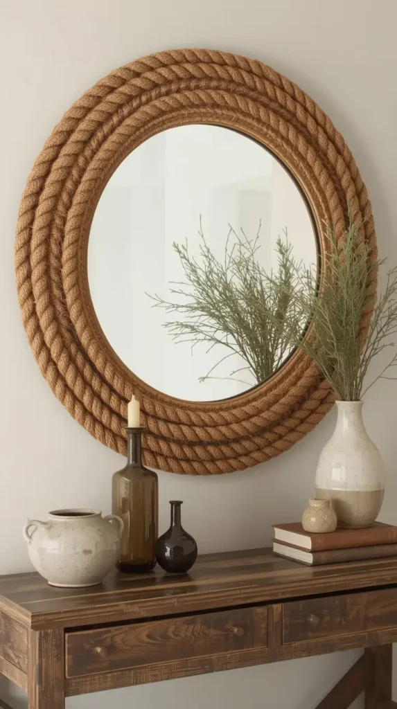  Rustic Rope Mirrors