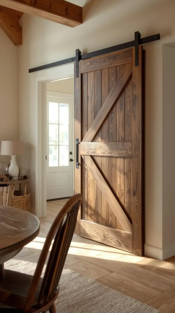 19 Rustic Western Home Decor Ideas To Transform Your Space 6 Sliding Barn Doors for Functional Charm