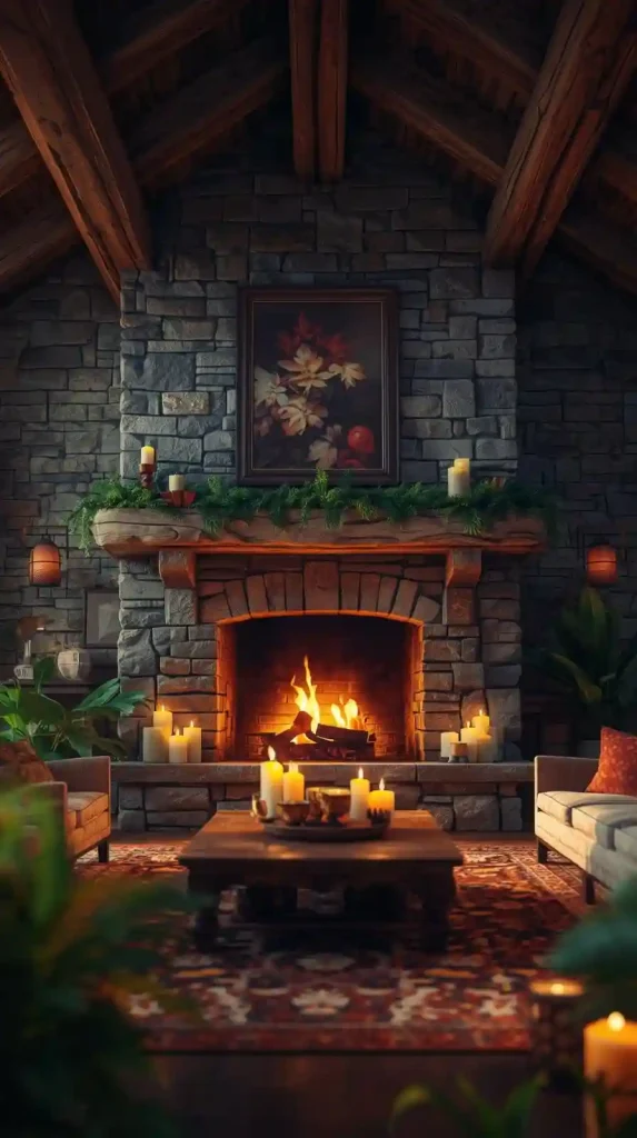 Stone Fireplaces as the Heart of the Home