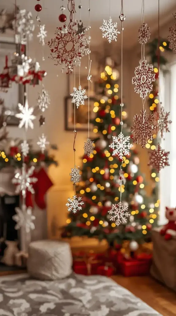 DIY Paper Snowflakes and Garlands