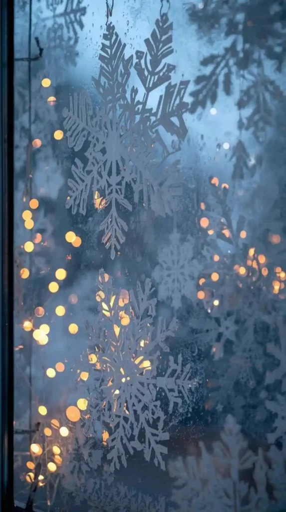  DIY Snowflake Window Decorations