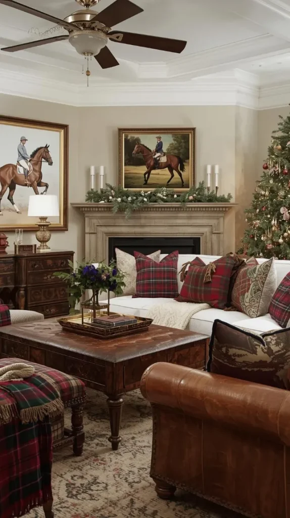 Equestrian-Inspired Holiday Decor