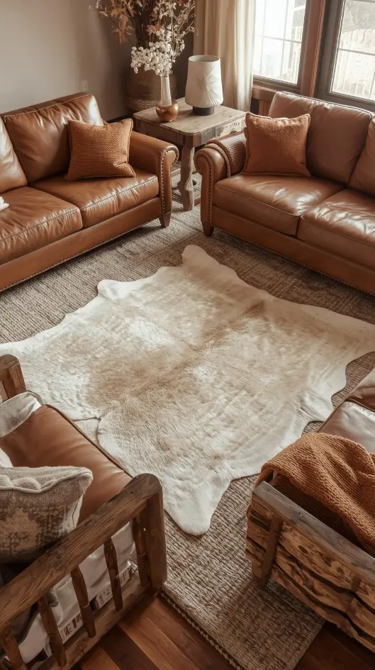 18 Classy Western Home Decor | Elegant Ranch-Style Ideas 7 High-End Cowhide Rugs