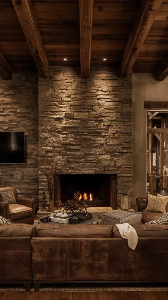 Stone Accent Walls for Texture