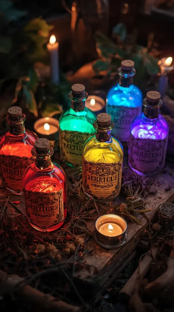 Witch Potion Bottles