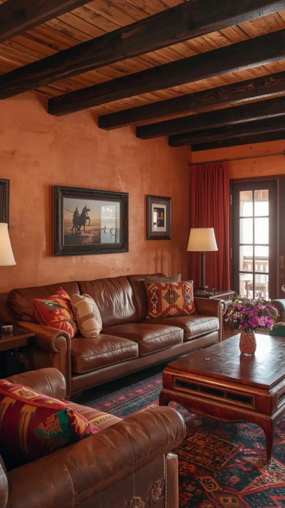  Wooden Ceiling Beams with a Rustic Finish