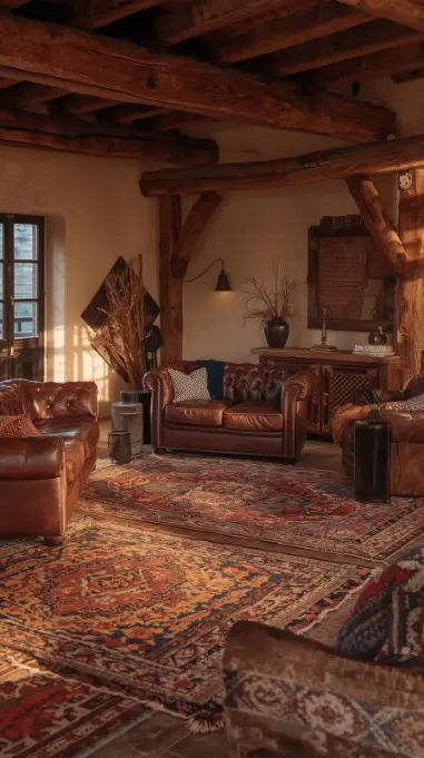 22 Western Home Decor Ideas That Feel Warm & Wild 8 Handwoven Rugs with Character