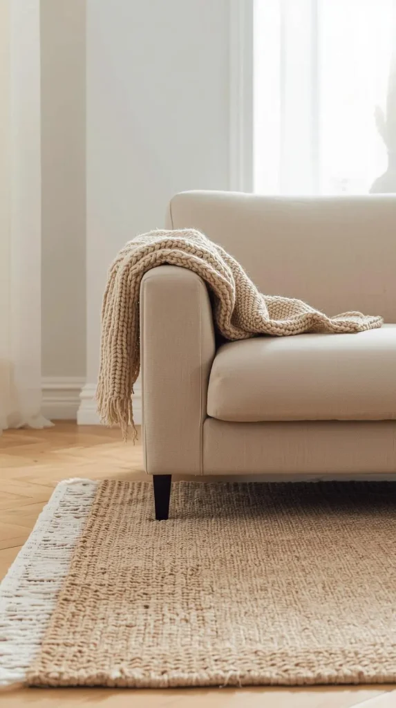 17 Aesthetic Home Decor Ideas | Ways to Style Your Space Beautifully 8 Layered Rugs and Textured Throws