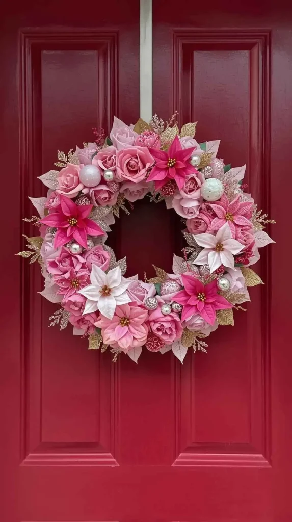 Pink Floral Wreaths
