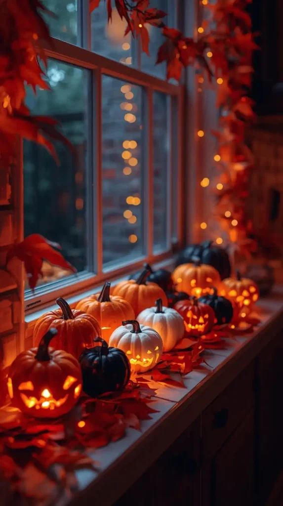 23 Best Halloween Home Decor Kitchen Ideas for a Spooky-Chic 2025 8 Pumpkin Parade