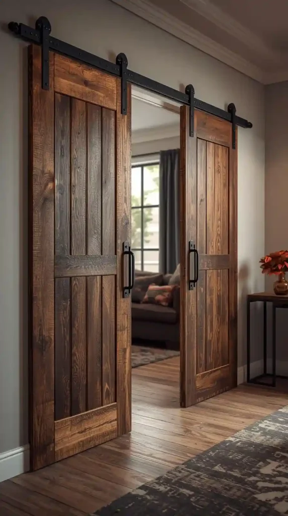 Rustic Barn Doors As Statement Pieces