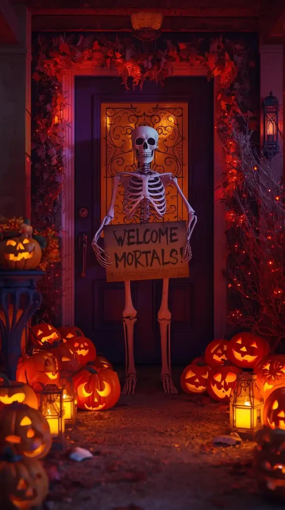 Skeleton Door Greeter