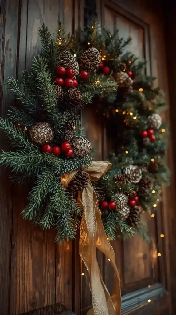 Front Door Wreath Display