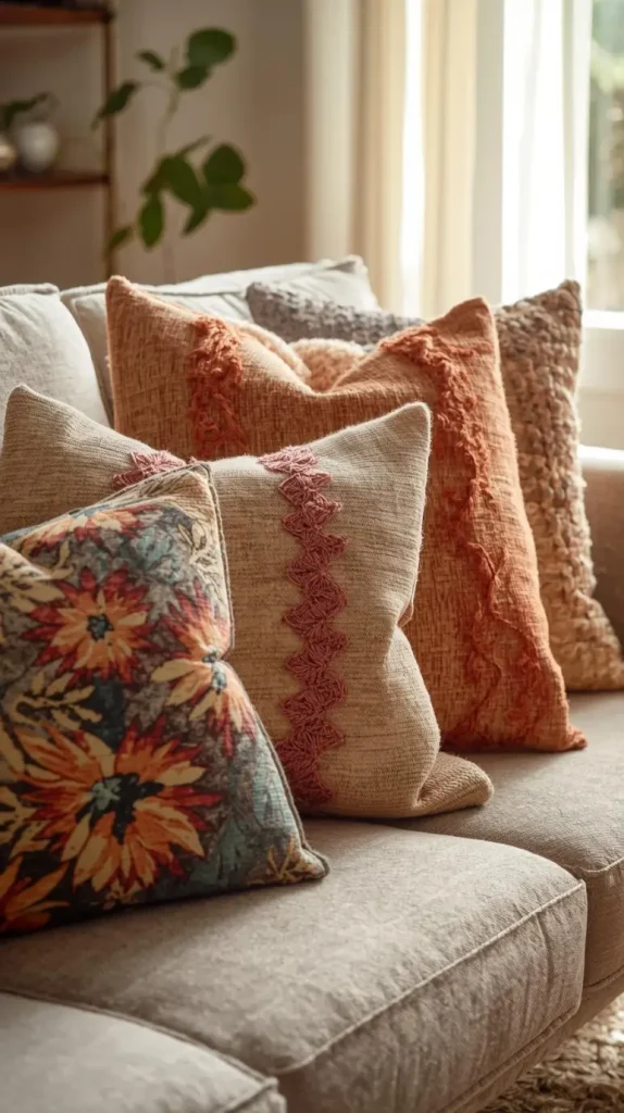 20 DIY Home Decor Easy Ideas – Simple & Beautiful Ways to Refresh Your Space 9 Handmade Cushion Covers