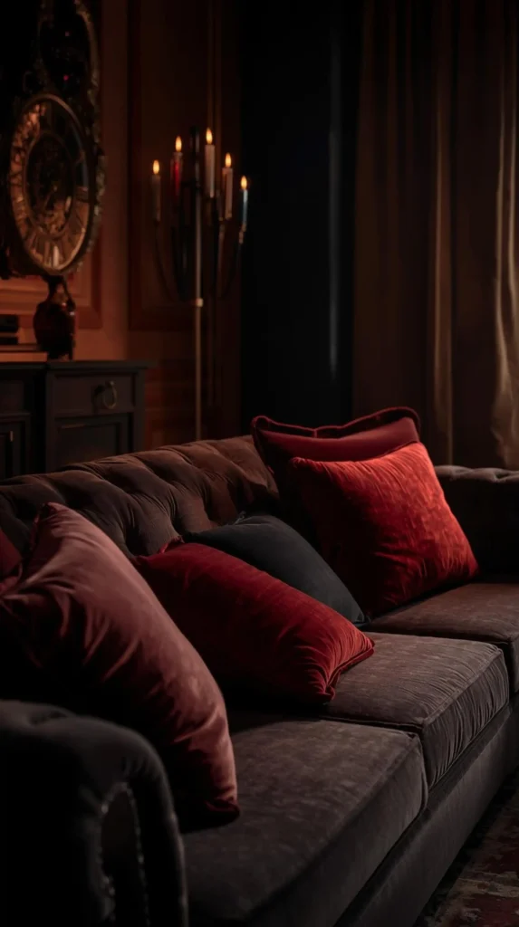 Jewel-Toned Cushions for a Pop of Color