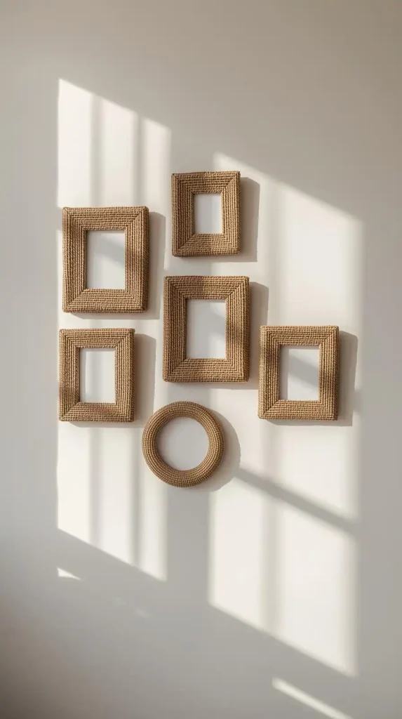 20 Jute Crafts DIY Home Decor | Eco-Friendly & Budget-Friendly Ideas 9 Jute Frame Decor