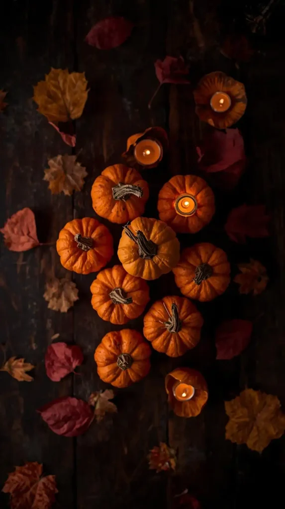 Mini Pumpkin Candle Holders