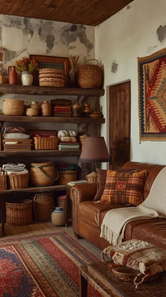 Woven Baskets & Rustic Storage Solutions