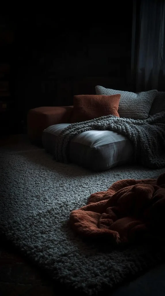  Layered Textures with Throws and Rugs