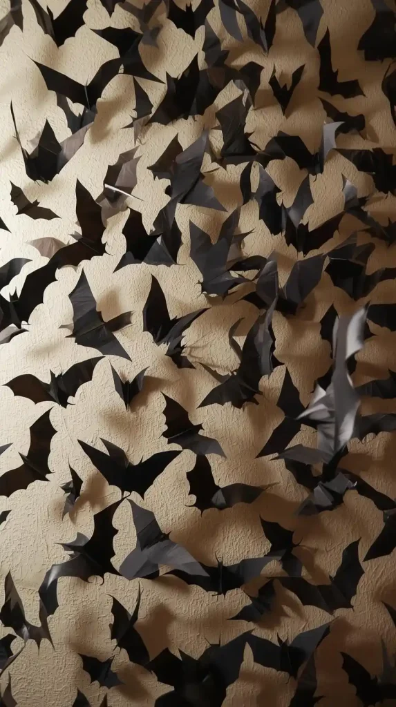 Whimsical Bat Wall Display