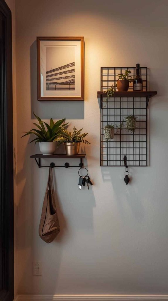 23 Small Space Home Decor Ideas | Stylish, Smart & Space-Saving 24 Wall Art with Storage Function