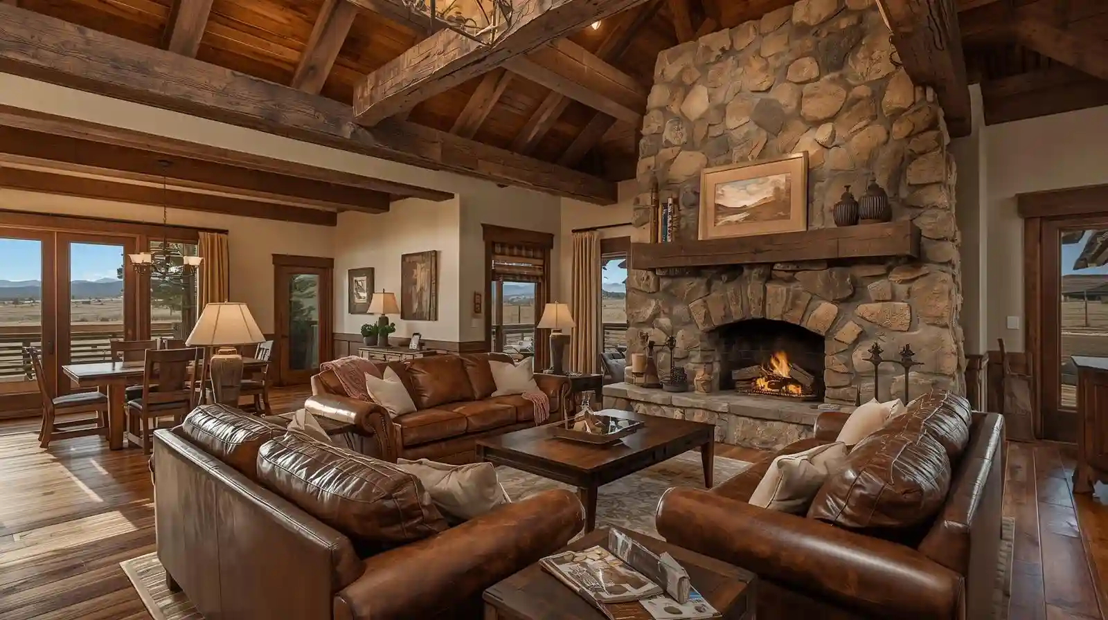 Western Home Decor Ranch Style Living Room Rustic