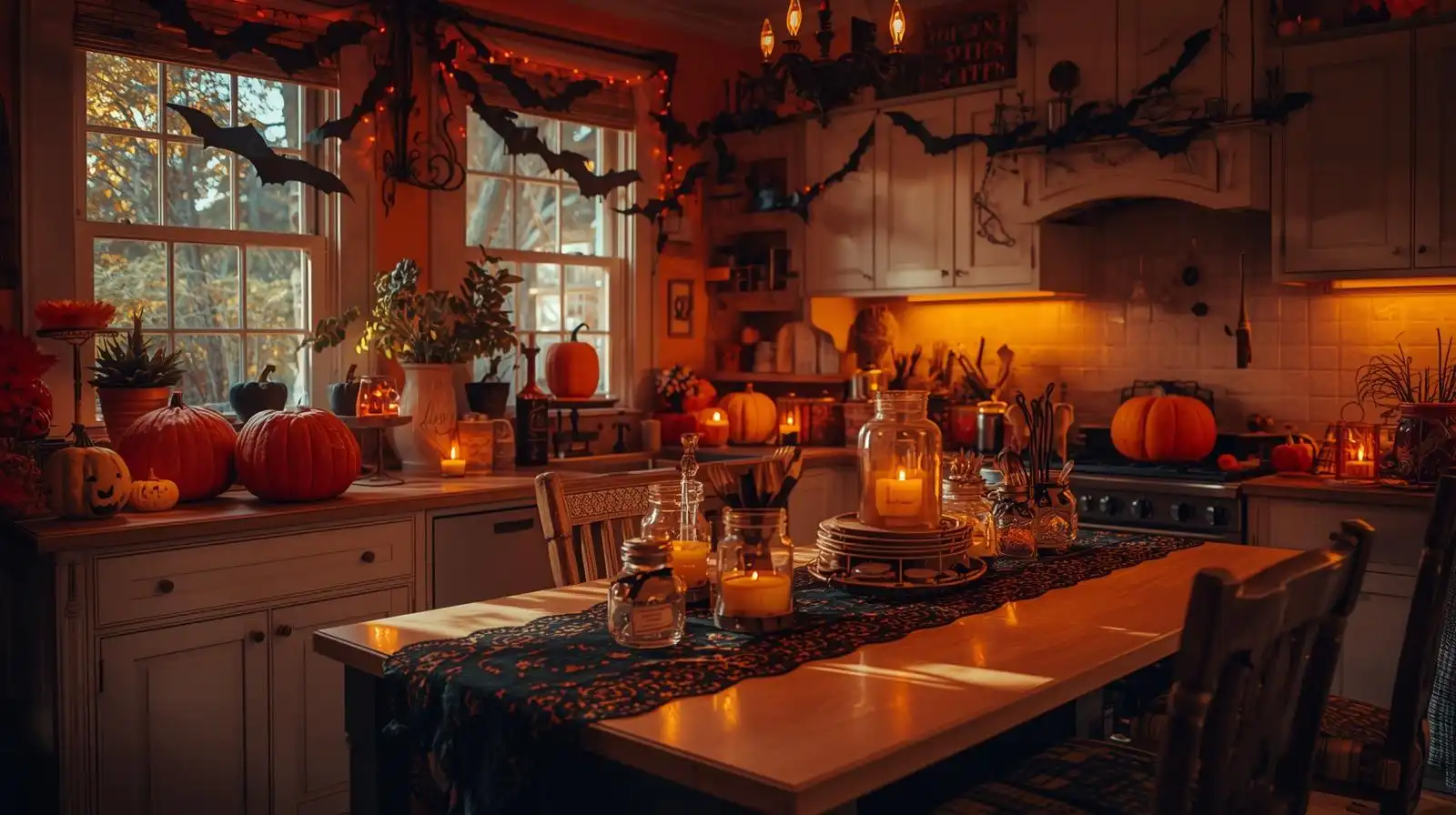 halloween home decor kitchen ideas