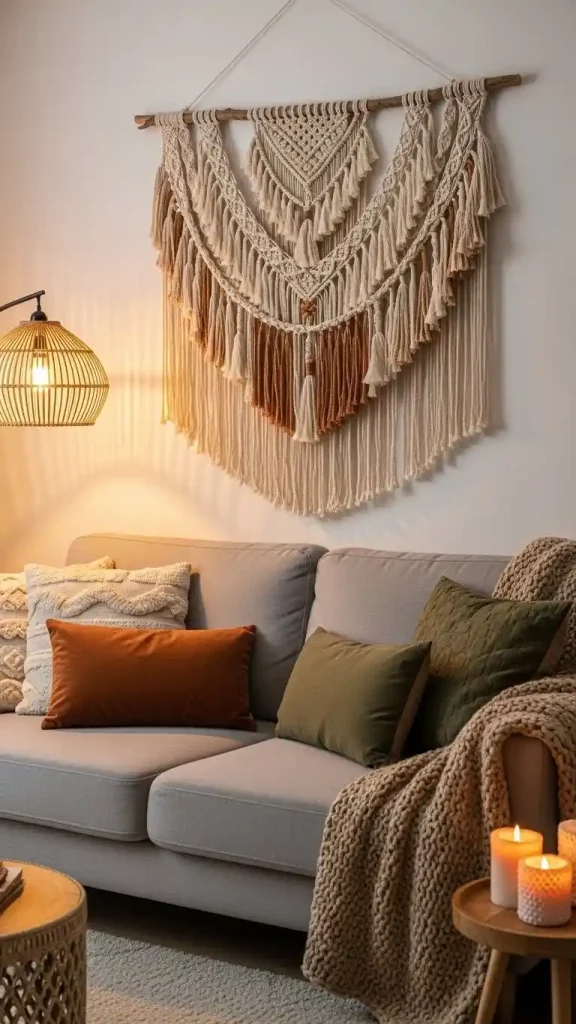 19 Crochet Home Decor Wall Hanging Ideas to Beautify Your Walls 2 Classic Crochet Macramé Wall Hanging