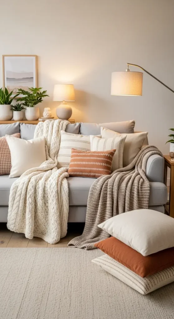 20 Crochet Home Decor Ideas Living Rooms Cozy with Soft Accents 2 Soft Throws and Blankets