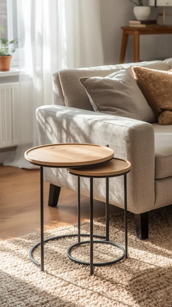 Choose Compact Coffee Tables or Nesting Tables