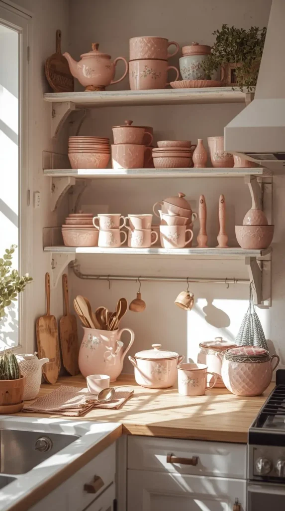 Use Pastel Pink Kitchen Accessories