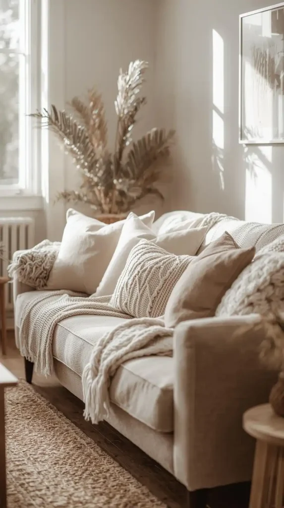  Add Throw Blankets and Pillows in Layers